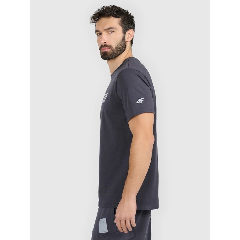 Men's regular printed T-shirt 4F 4FRAW25TTSHM3384-22S 4f
