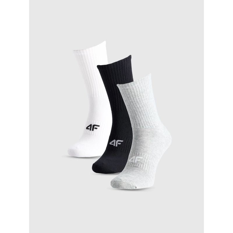 Women's Casual Ankle Socks (SET OF 3) 4F 4FWMM00USOCF474-90S *Kategoria tymczasowa Your Sports Performance
