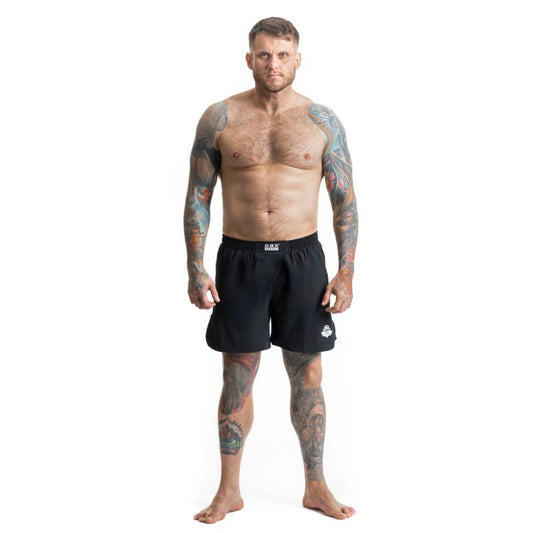 Black DBX Bushido MMA Shorts ODZIEŻ - Szorty treningowe Your Sports Performance