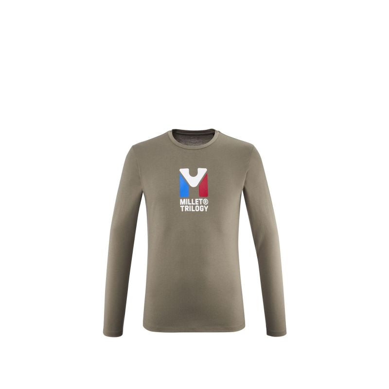 MILLET M CHAMONIX TRI TS LS T-shirt brown