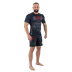 The "Snake" compression Rashguard shirt is made of DBX MORE DRY M material. ODZIEŻ - Koszulki treningowe Your Sports Performance