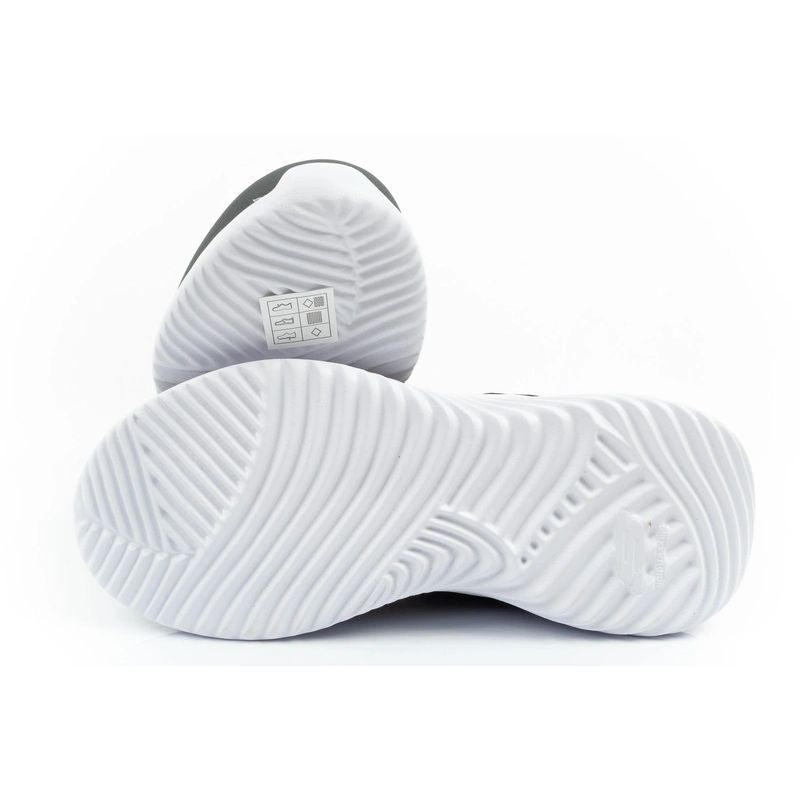 Skechers Bounder children's sports shoes with Velcro, lightweight, fashionable gray Skechers