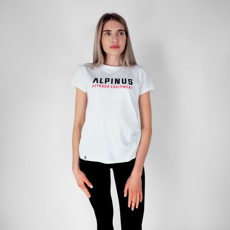 Alpinus Chiavenna white T-shirt W BR43936 Clothing/Outdoor/T-shirts with short sleeves/Alpinus Your Sports Performance