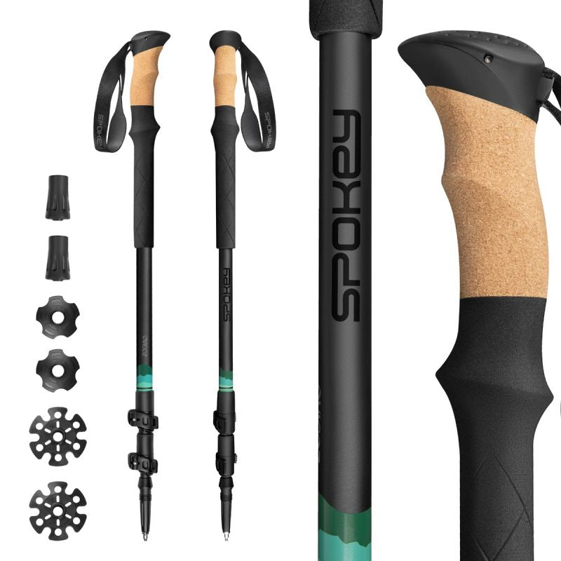 Spokey Zodiac trekking poles 105-135 cm three-segment SPK-944819 Accessories Your Sports Performance