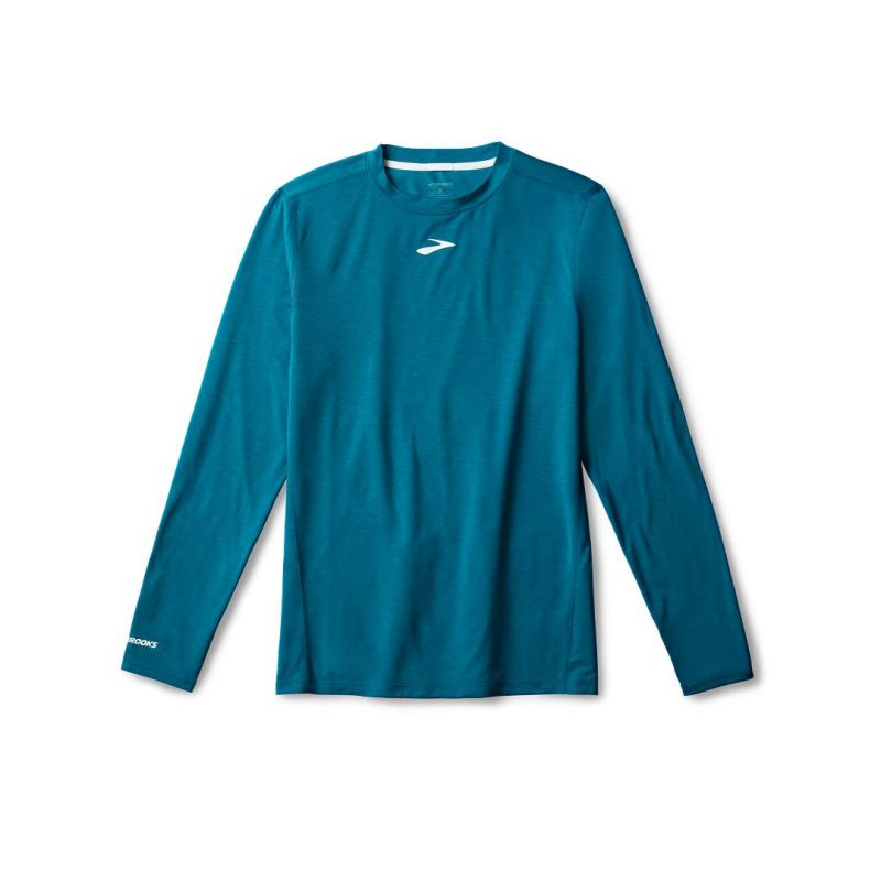 High Point Long Sleeve Men's Running Sweatshirt Blue Import z Brooks/Brooks/Bluzy Your Sports Performance