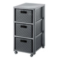 ROTHO Large bookcase with 3 drawers COUNTRY anthracite Dla zwierząt/Miski, pojemniki i poidełka (uniwersalne) Your Sports Performance