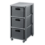ROTHO Large bookcase with 3 drawers COUNTRY anthracite Dla zwierząt/Miski, pojemniki i poidełka (uniwersalne) Your Sports Performance