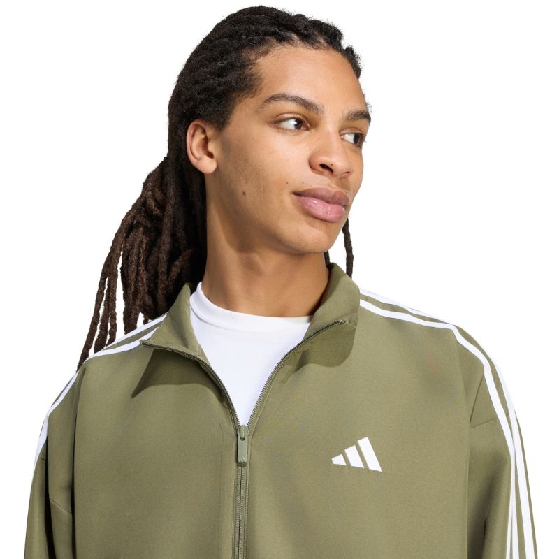 adidas 3-Stripes Woven Men’s Tracksuit Olive KY2300