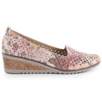 Women's openwork wedge shoes, multicolored, Potocki SZ12306 To be categorized Your Sports Performance