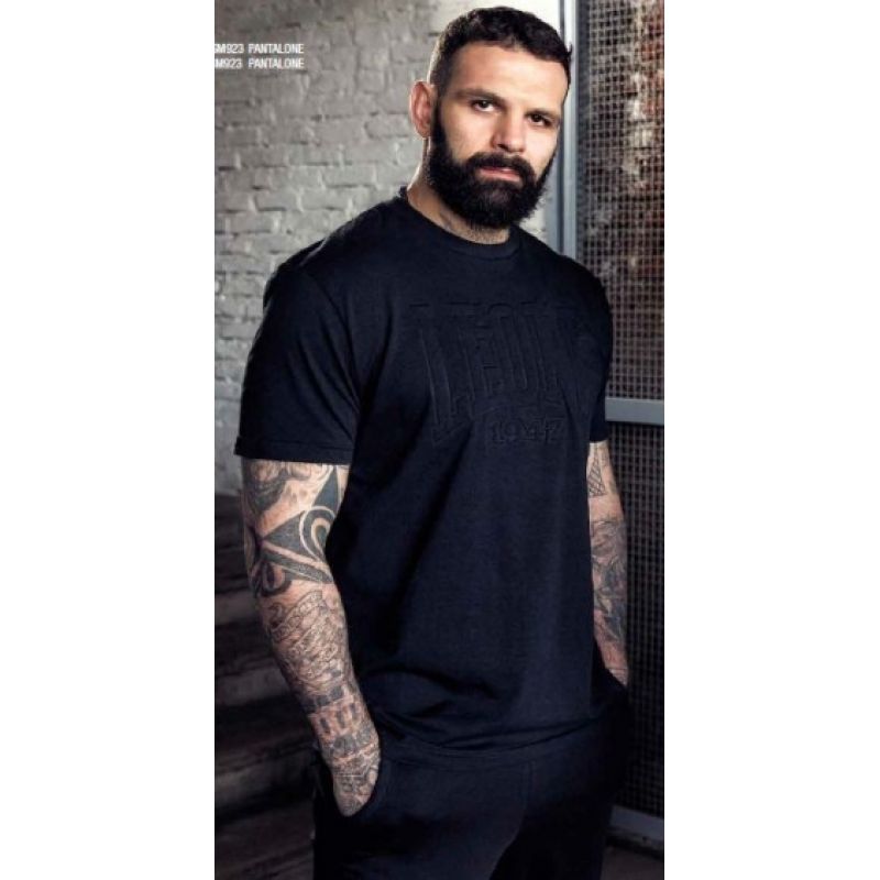 Men's T-shirt LEONE LSM924/S16 turquoise "L" In preparation Your Sports Performance