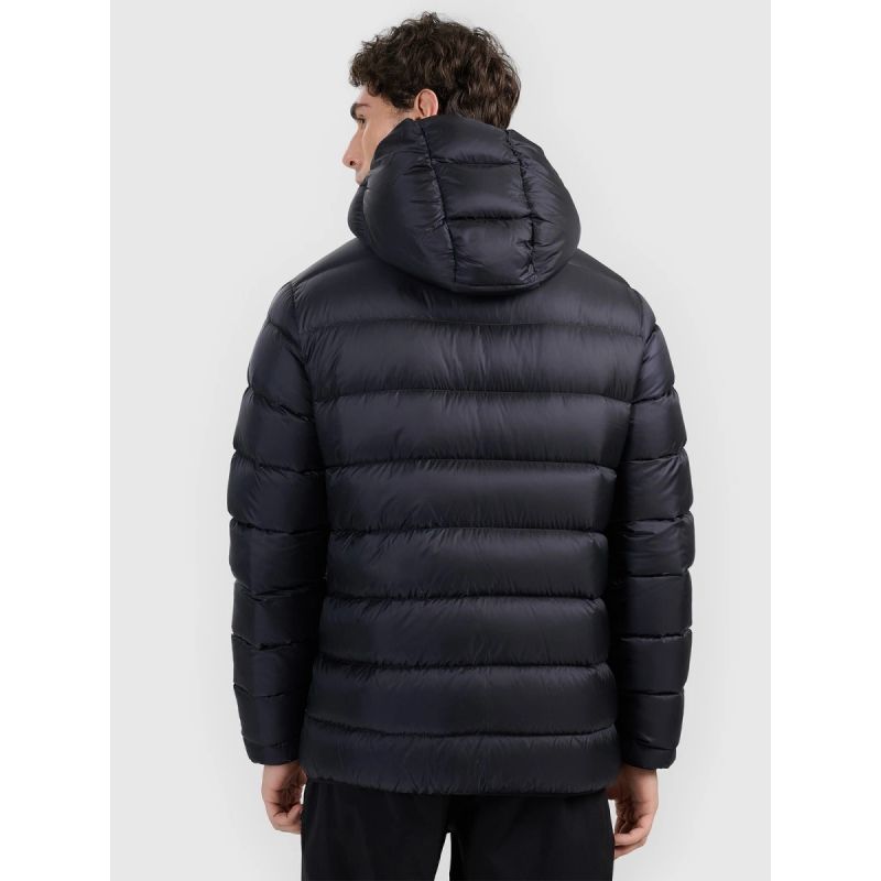 Men's down trekking jacket with natural filling 4F 4FWAW25TDJAM0733-20S