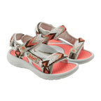 Lee Cooper women's shoes velcro sandals for summer beach light gray pink Lee Cooper