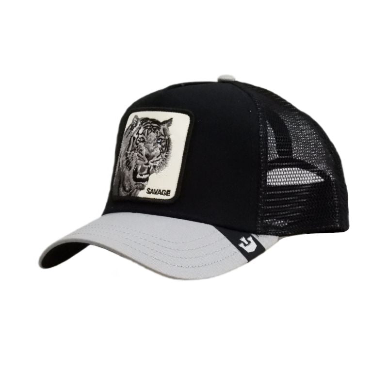 Goorin Bros. The Savage Tiger Trucker Cap - 101-1778-BLK Odzież/Czapki/Czapki z daszkiem Your Sports Performance