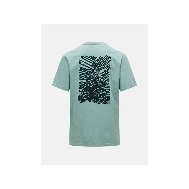 PEAK PERFORMANCE M Original Graphic Tee, green