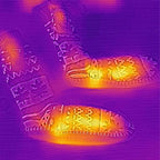 GLOVII HEATED SLIPPERS WITH SOCKS, SIZE 40-44, NORWEGIAN PATTERN, BATTERIES AND CHARGING CABLE INCLUDED, GQ5L Footwear Your Sports Performance