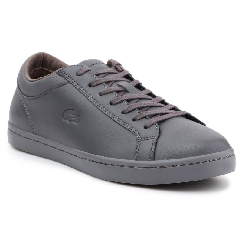 Lacoste Straightset 4 Srm Gry Leather M 30SRM4015 Footwear/Lifestyle/Lacoste Lacoste