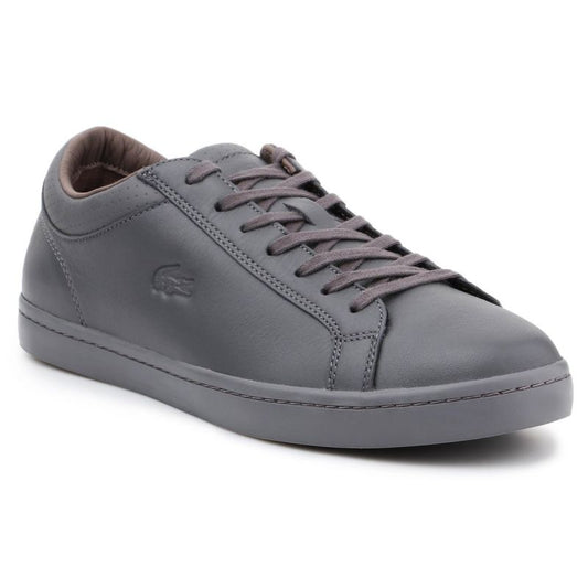 Lacoste Straightset 4 Srm Gry Leather M 30SRM4015 Footwear/Lifestyle/Lacoste Lacoste