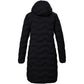 Killtec KOW 9 women's technical parka, quilted, hooded, zippered, waterproof, black (41806/200) In preparation Your Sports Performance