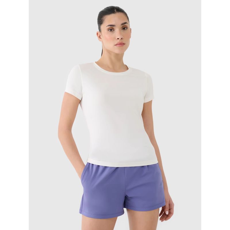 Women's training T-shirt regular quick-drying 4F 4FRSS25TFTSF1235-11S *Kategoria tymczasowa Your Sports Performance