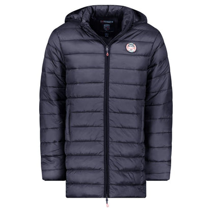 Geographical Norway men's jacket AMIGOMAP LONG HOOD DB NAVY MEN 233 NAVY (WZ5088H/GN-MARINE) Geographical Norway
