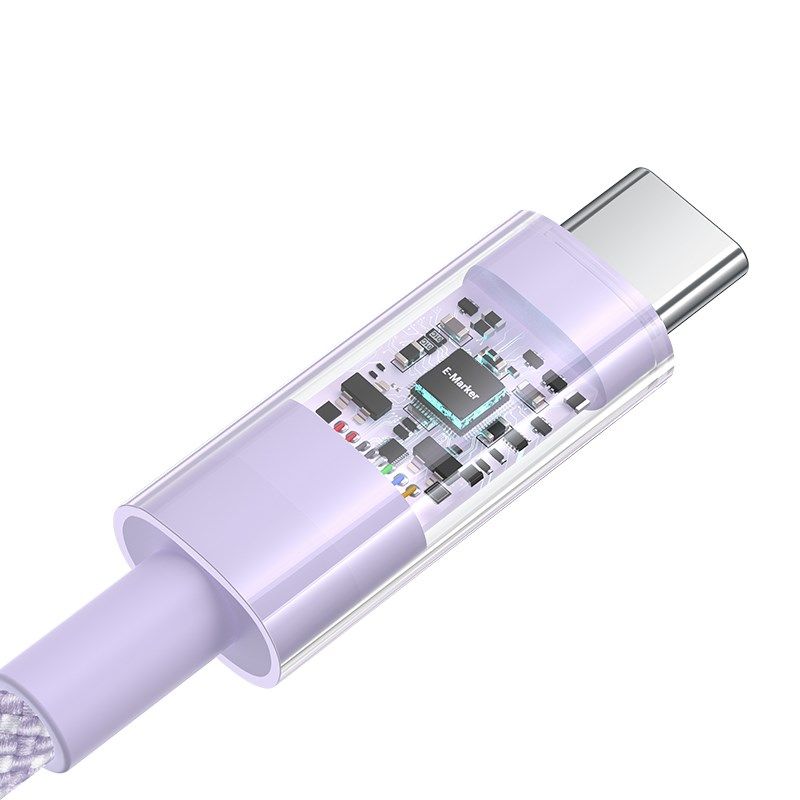 Baseus Gem Type C-Type C Cable 100W 1m (purple) In preparation Your Sports Performance