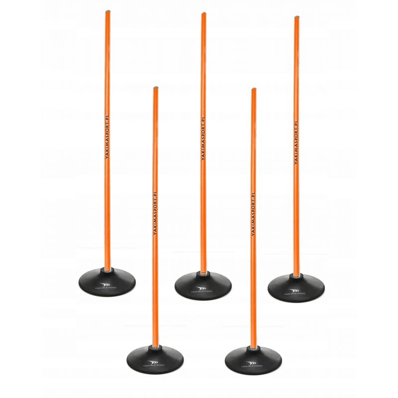 Slalom obstacle course 160cm sticks + base 1.5kg Orange 100866 Accessories/Training equipment Your Sports Performance