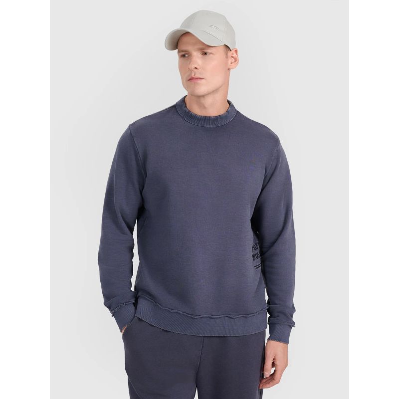 Men's sweatshirt without zipper and hood 4F 4FWSS25TSWSM1739-22S *Kategoria tymczasowa Your Sports Performance