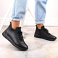 Rieker W RKR611B leather shoes black Footwear/Lifestyle/Rieker Your Sports Performance