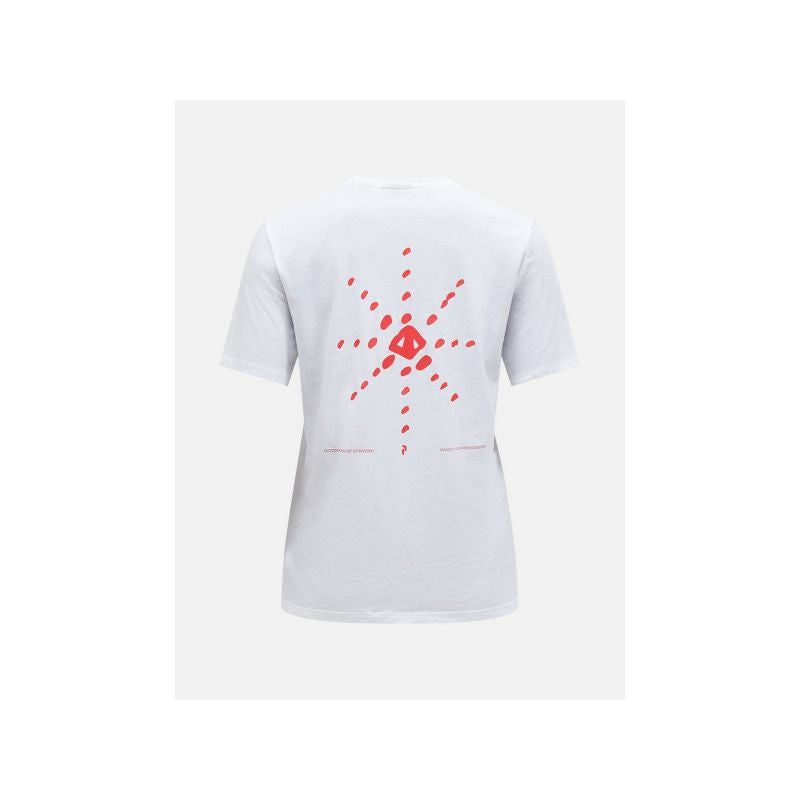 PEAK PERFORMANCE Explore Graphic Tee Women T-Shirt red