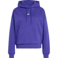 Women's adidas Essentials Small Logo Feel Cozy Hoodie Purple KF8402