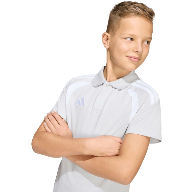 adidas Tiro 26 League Polo Shirt for Kids, Grey KF3405