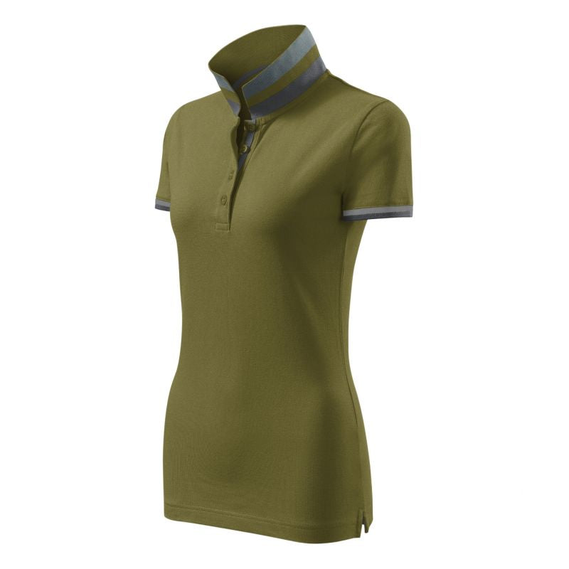 Malfini Collar Up polo shirt W MLI-257A3 avocado green Clothing/Lifestyle/T-shirts/Malfini Malfini