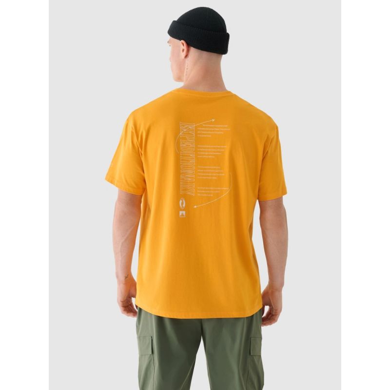 Men's oversized printed T-shirt 4F 4FRAW24TTSHM2578-70S 4f