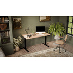 Desk with electric height adjustment MOON LONG 150x80x72-120 black/wotan Biurka/Biurka nowoczesne Your Sports Performance