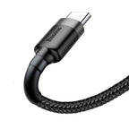BASEUS USB CABLE TO USB-C CAFULE 3A 1M GREY-BLACK In preparation Your Sports Performance