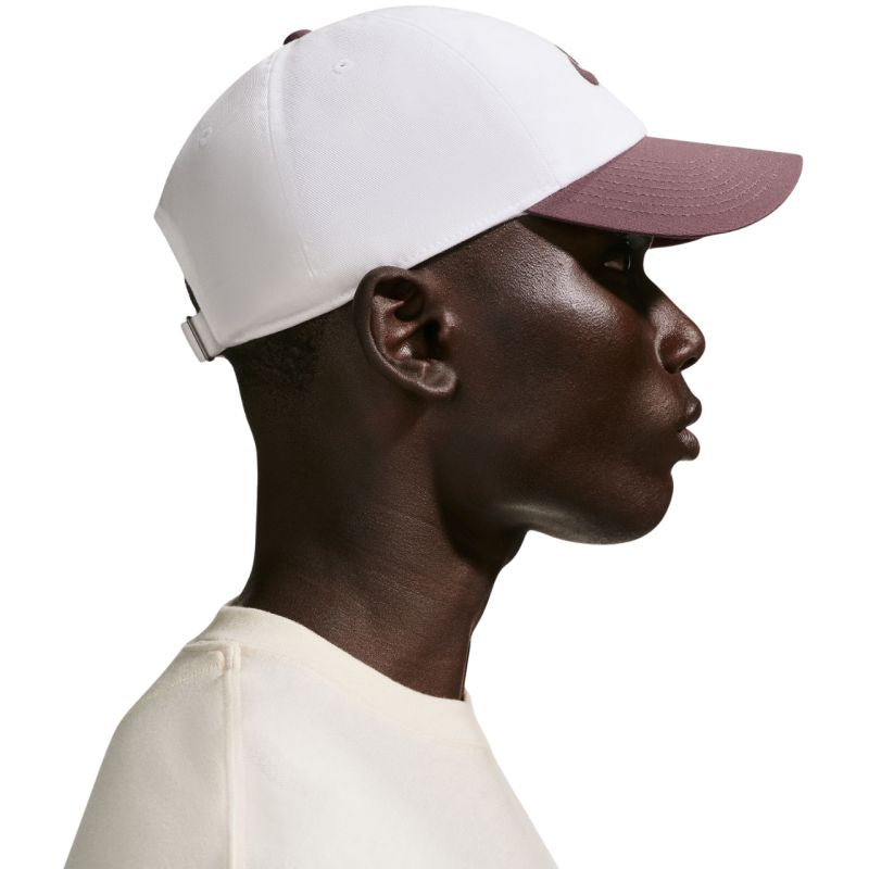 Nike Club Cap White and Purple FB5368 104