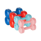 Bituminous dumbbell set 20kg (2x1kg + 2x2kg + 2x3kg + 2x4kg), REBEL ACTIVE To be categorized Your Sports Performance