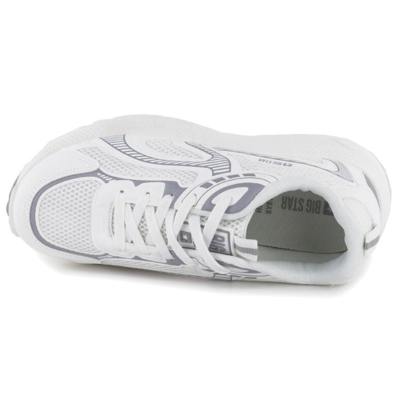 Women's white platform sneakers Big Star TT274325 To be categorized Your Sports Performance