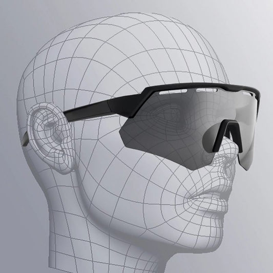 Rockbros Polarized Cycling Glasses with UV Protection and Corrective Insert - Gray Import z Action/Rowery i akcesoria/Okulary Your Sports Performance