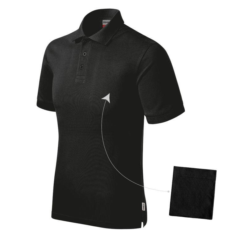 Rimeck Resist Heavy Polo M MLI-R2001 polo shirt black Clothing/Lifestyle/T-shirts/Rimeck Your Sports Performance