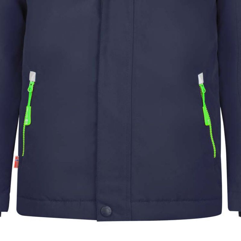 Trollkids Kids Holmenkollen Snow Jacket Pro Hooded Winter Jacket Navy Blue (913-100) In preparation Your Sports Performance