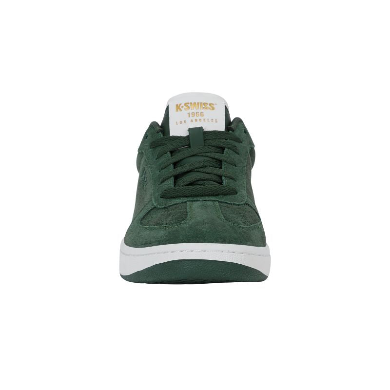 K-Swiss COURT VARSITY SDE LEAF SMOKED GREEN/SNOW WHITE-M (04733-319-M)