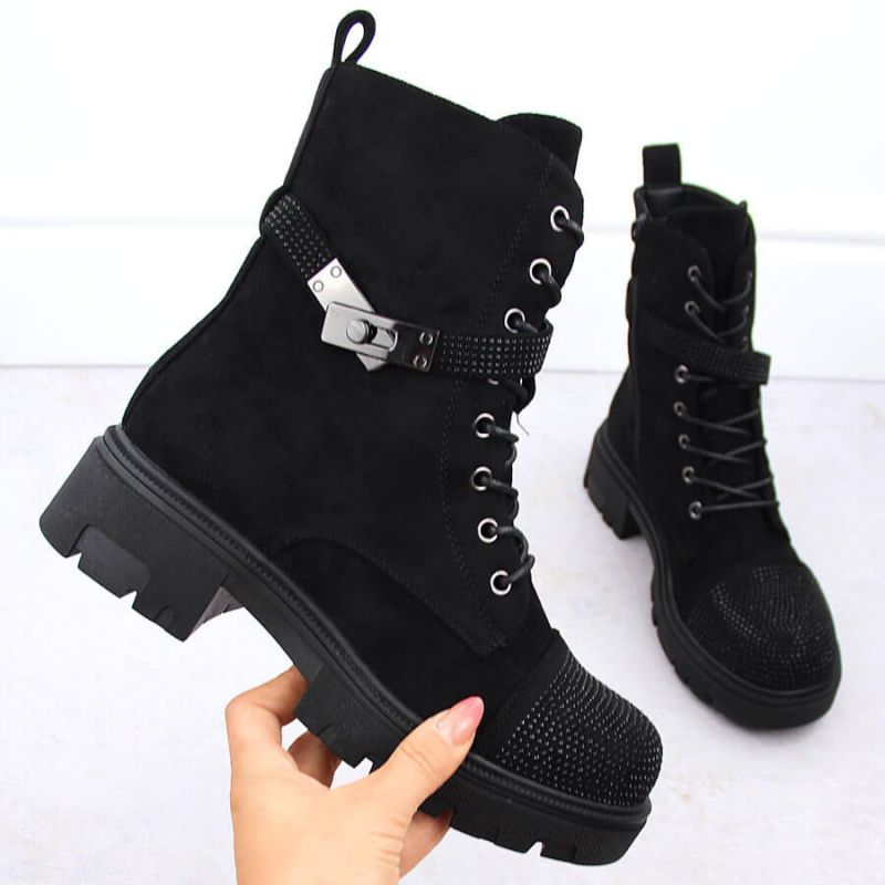Insulated platform work boots S.Barski W OLI266 black Footwear/Outdoor/S.Barski Your Sports Performance