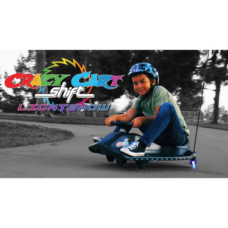 Razor CRAZY CART Shift Lightshow Lithium - Electric Drift Car Kid/Toys Your Sports Performance