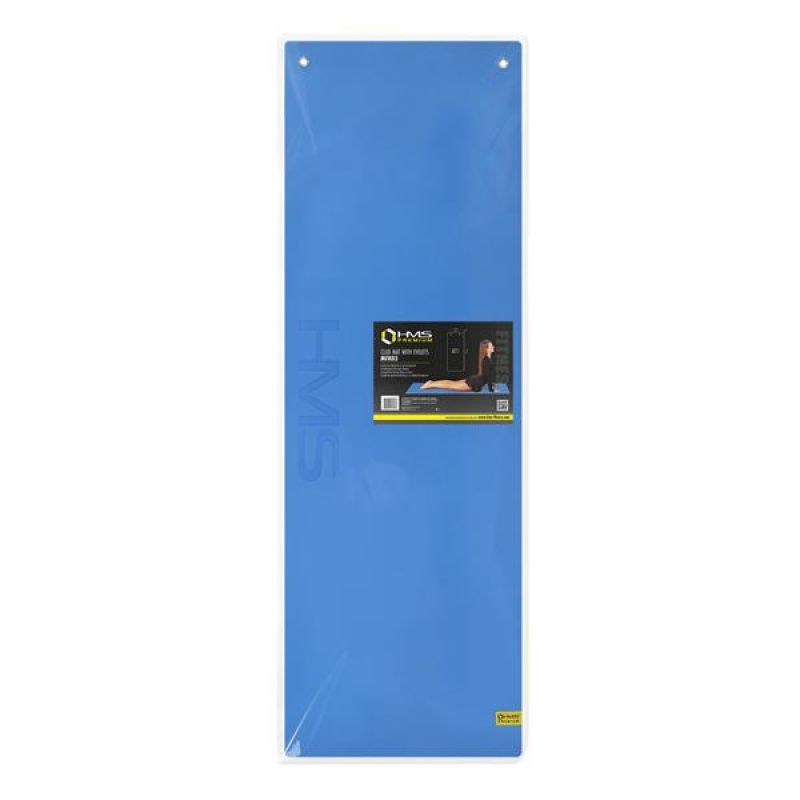 Club fitness mat with holes HMS Premium MFK03 blue-black Accessories/Training equipment Your Sports Performance