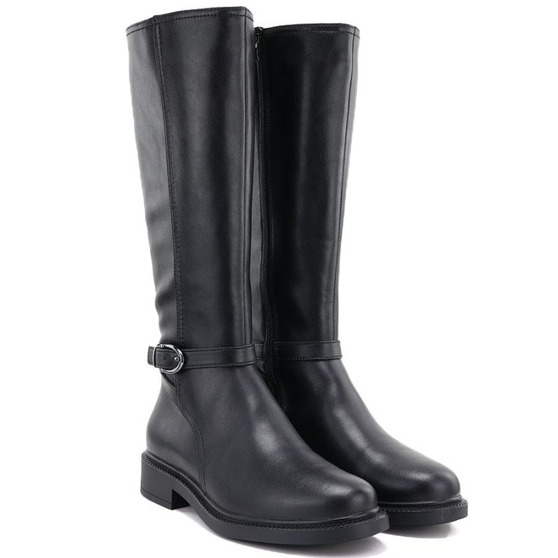 Sergio Leone KZ-32-S black leather women's boots