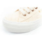 Lee Cooper women's lace sneakers beige platform In preparation Your Sports Performance