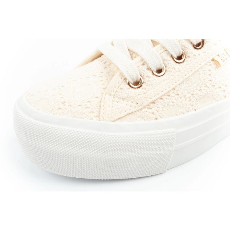 Lee Cooper women's lace sneakers beige platform In preparation Your Sports Performance