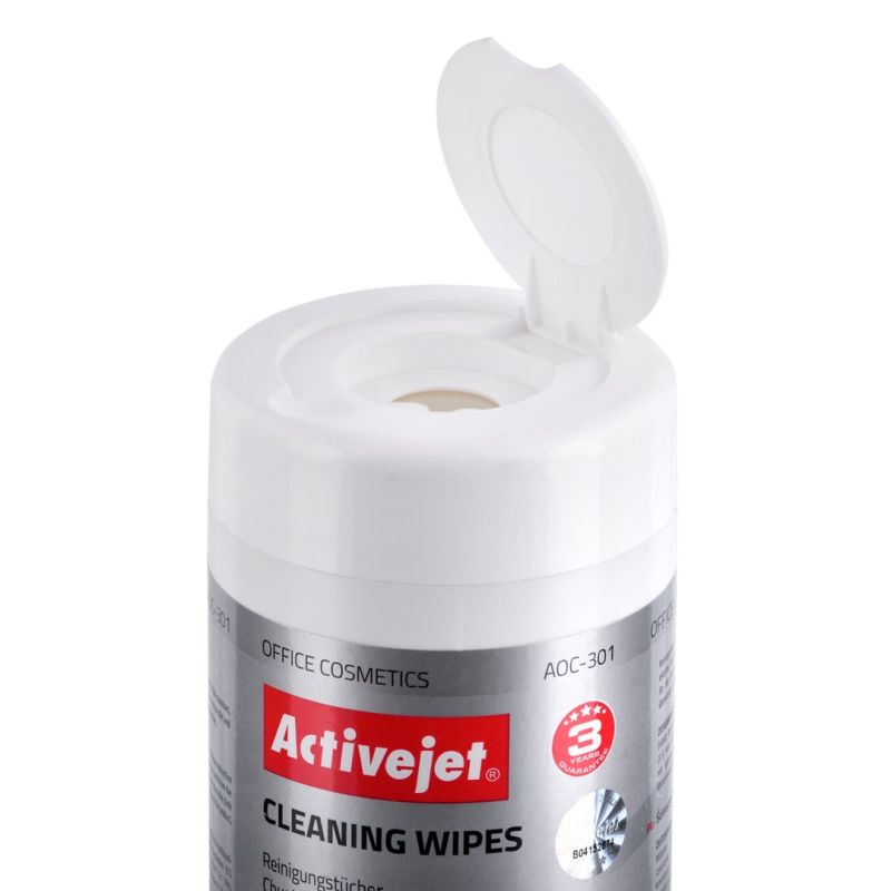 Activejet AOC-301 universal cleaning wipes 100 pcs. In preparation Your Sports Performance