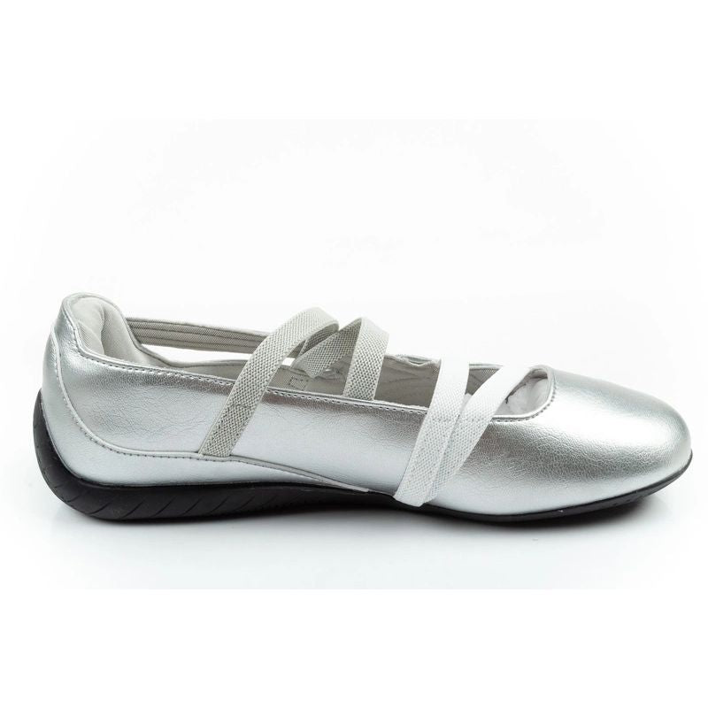 Puma women's sports shoes Speedcat Ballet silver ballet flats fashionable Puma